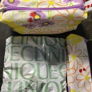 Brand New Clinique make up bags with make up.